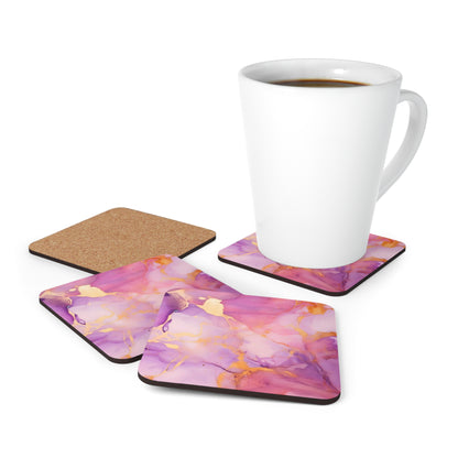 Lilac and Mauve Geode | Set of 4 Coasters