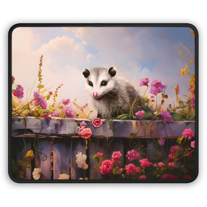 Opossum's Secret Retreat Mouse Pad