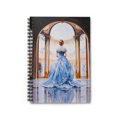Cinderella's Grand Reverie | Ruled Line Spiral Notebook