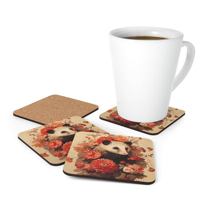 Opossum's Enchanted Haven  | Set of 4 Coasters