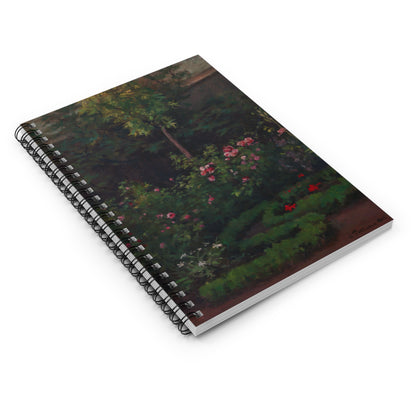 A Rose Garden | Ruled Line Spiral Notebook