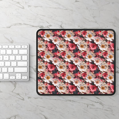 Floral Papercut Delight Mouse Pad