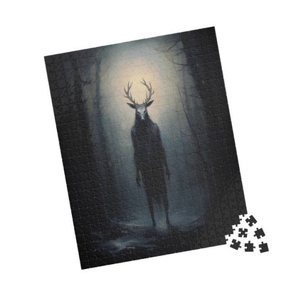 Slavic Wendigo within a Winter Forest | Jigsaw Puzzle