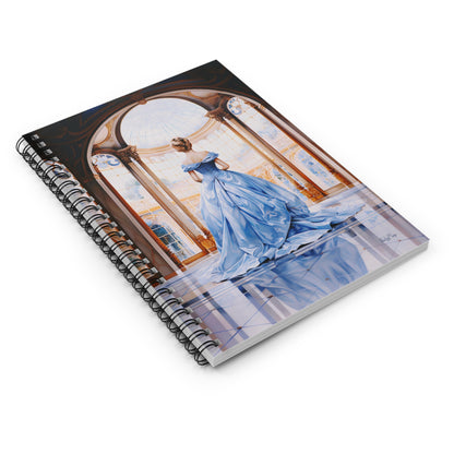 Cinderella's Grand Reverie | Ruled Line Spiral Notebook