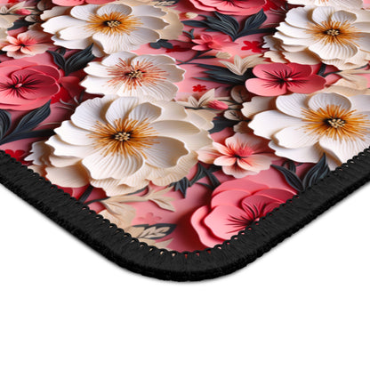 Floral Papercut Delight Mouse Pad