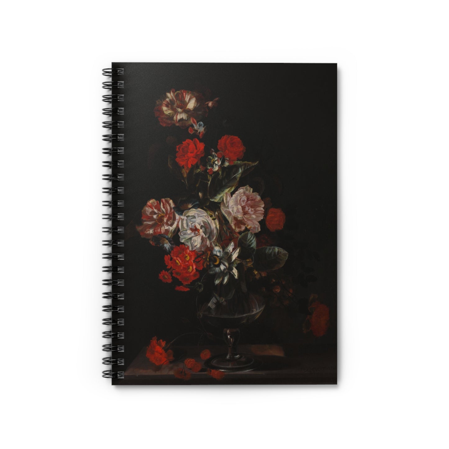 Still Life with Flowers | Ruled Line Spiral Notebook