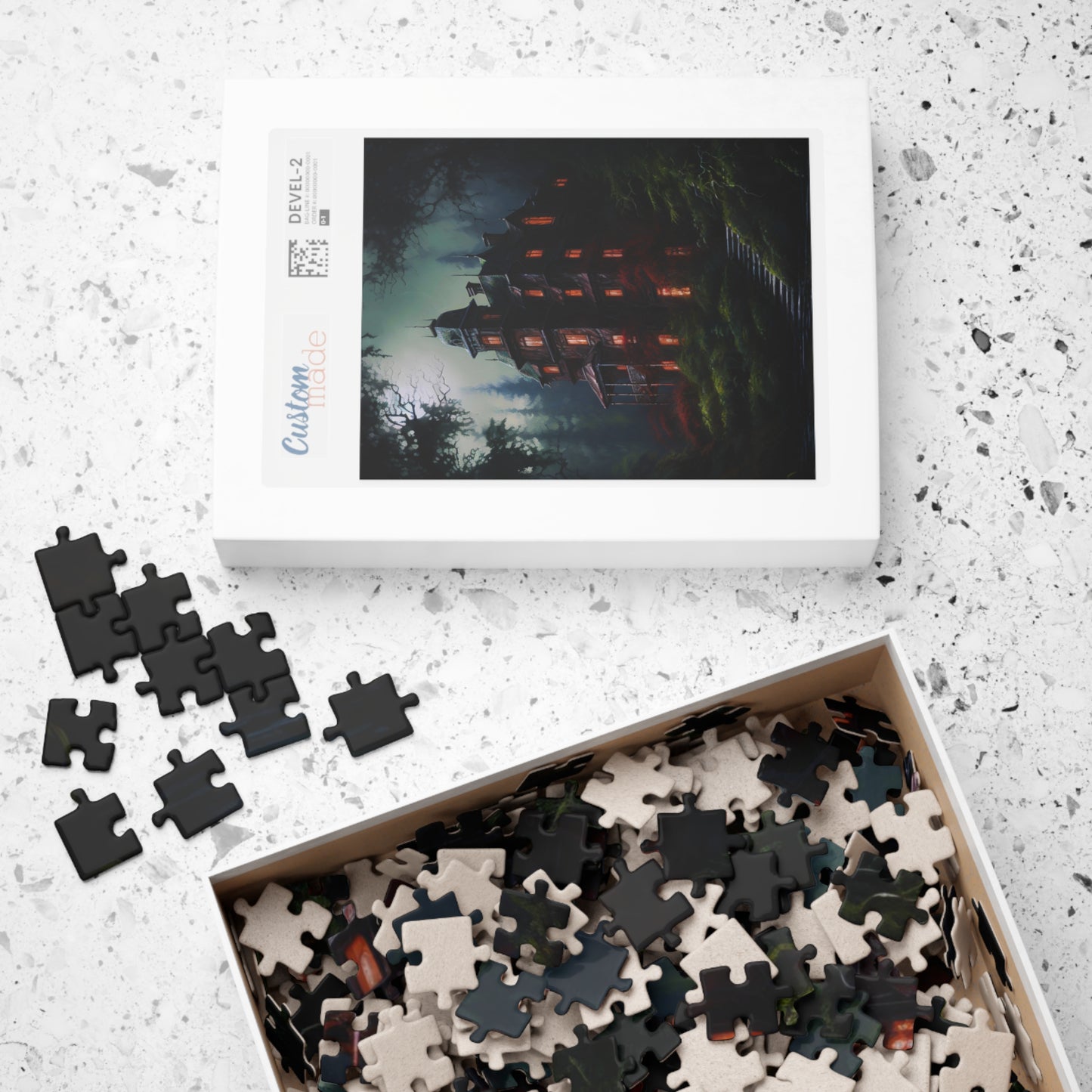 Nocturnal Victorian Manor | Jigsaw Puzzle