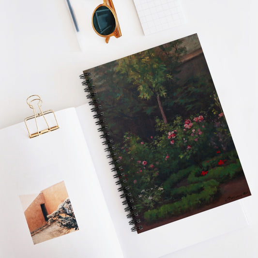A Rose Garden | Ruled Line Spiral Notebook