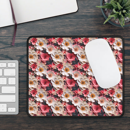 Floral Papercut Delight Mouse Pad