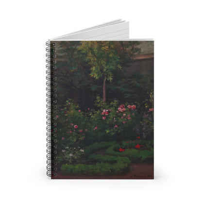 A Rose Garden | Ruled Line Spiral Notebook