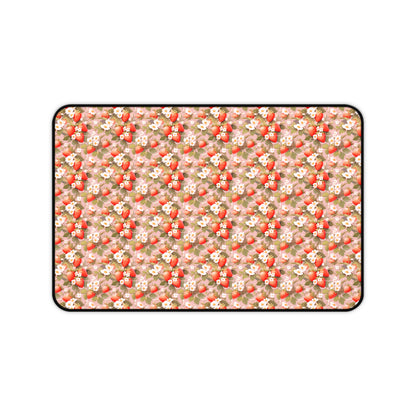 Symphony of Strawberries Desk Mat