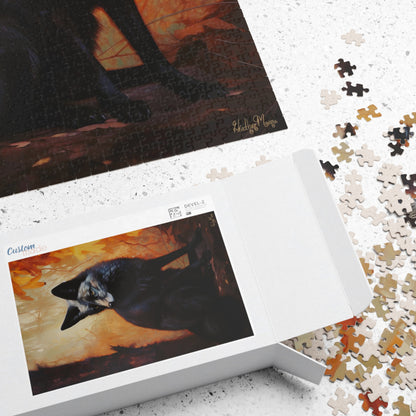 Moody Autumn Fox | Jigsaw Puzzle