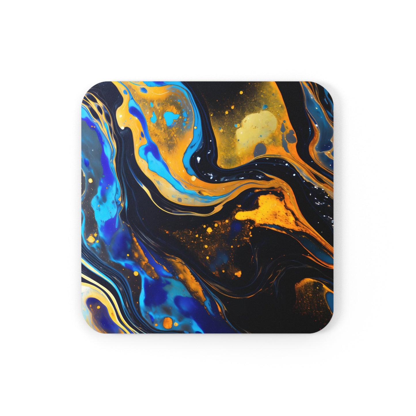 Black and Navy Celestial | Set of 4 Coasters