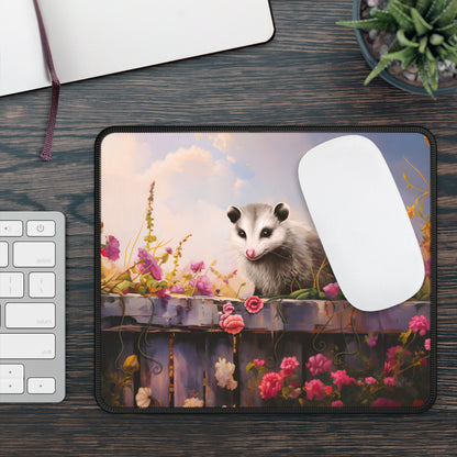 Opossum's Secret Retreat Mouse Pad