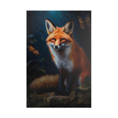 Red Fox with Butterflies | Jigsaw Puzzle
