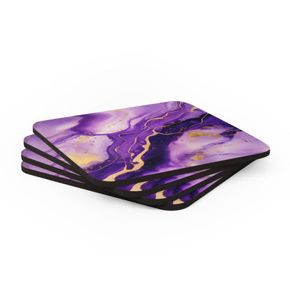 Purple and Lilac Geode | Set of 4 Coasters