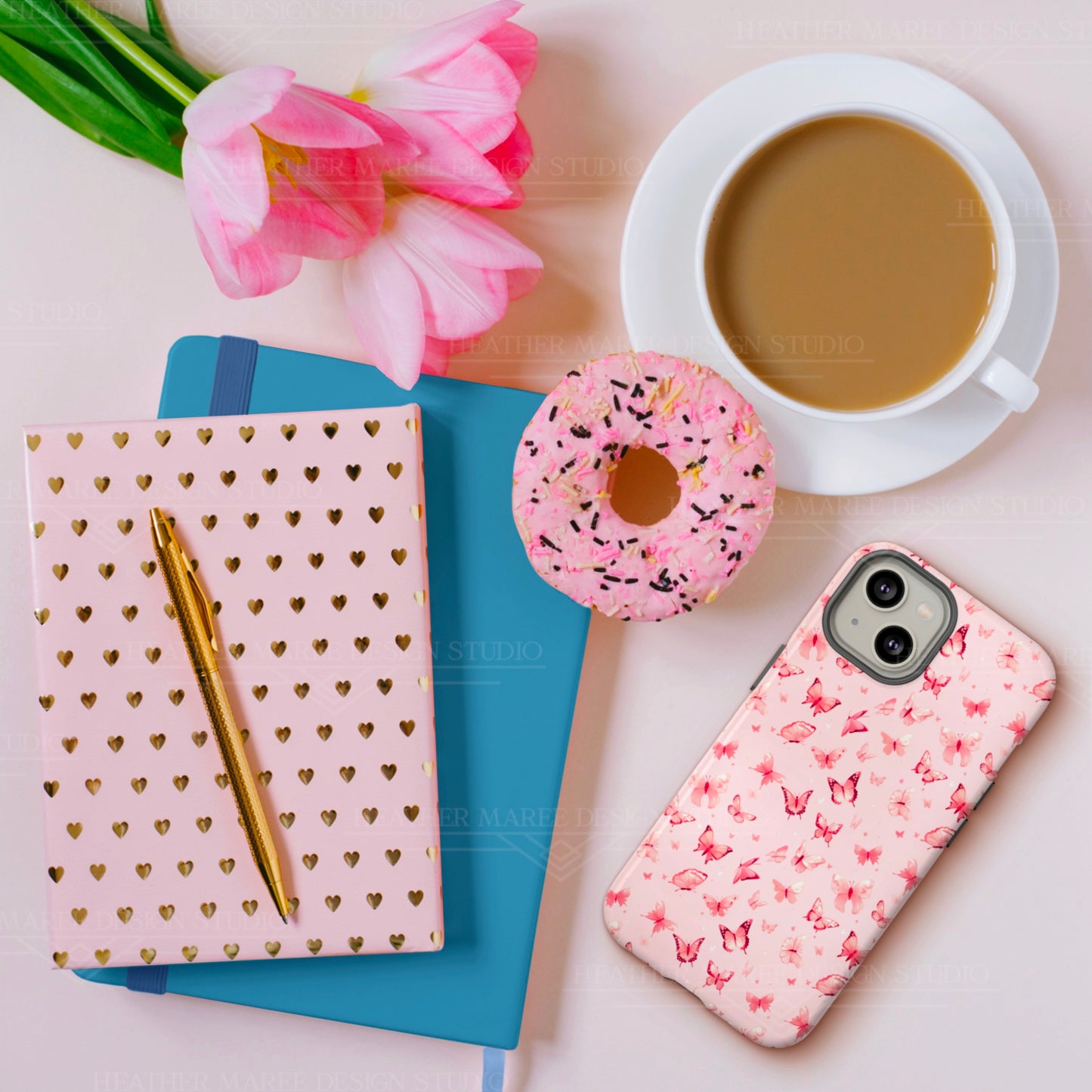 Whimsical Pink Butterflies | Tough Phone Case