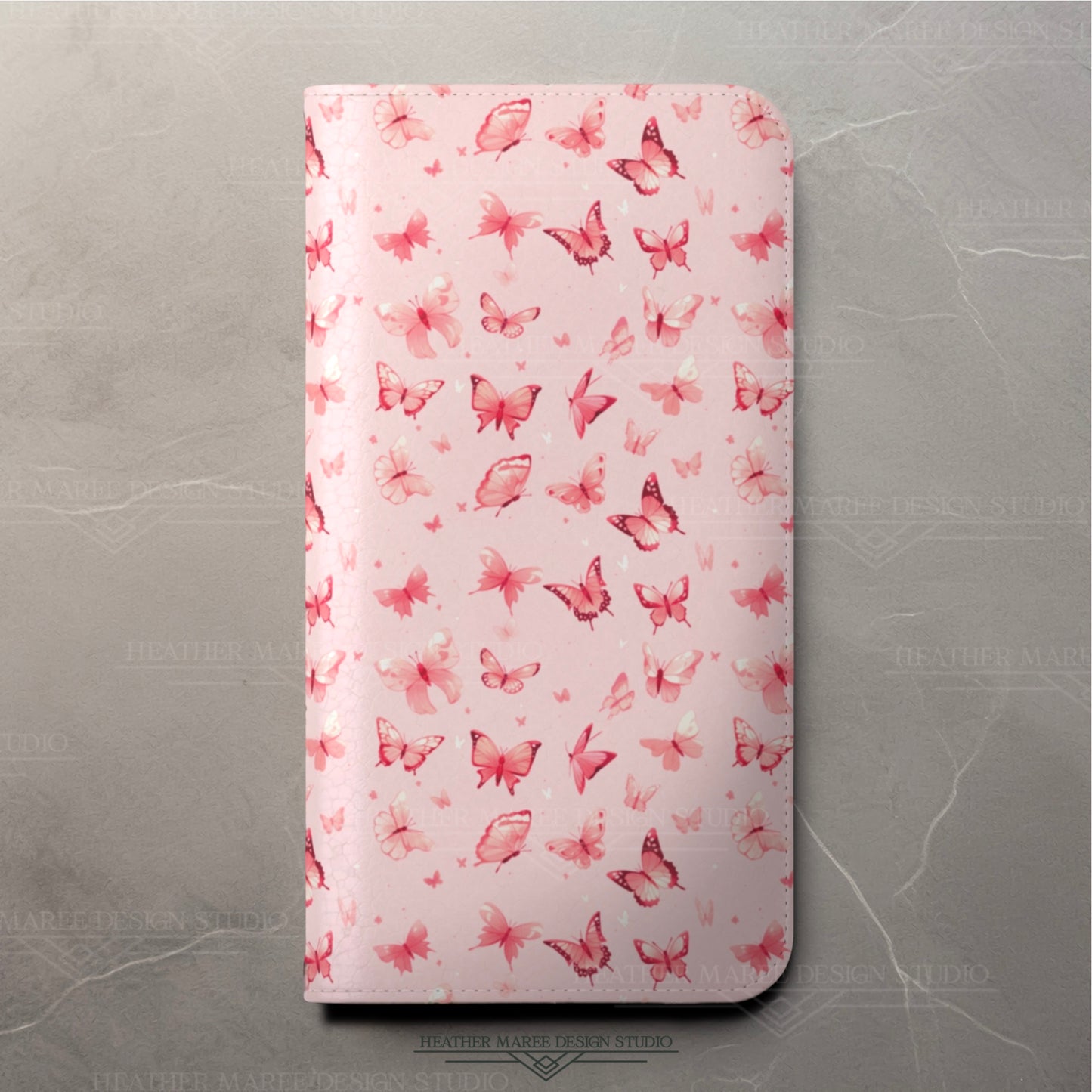 Whimsical Pink Butterflies | Wallet Phone Case
