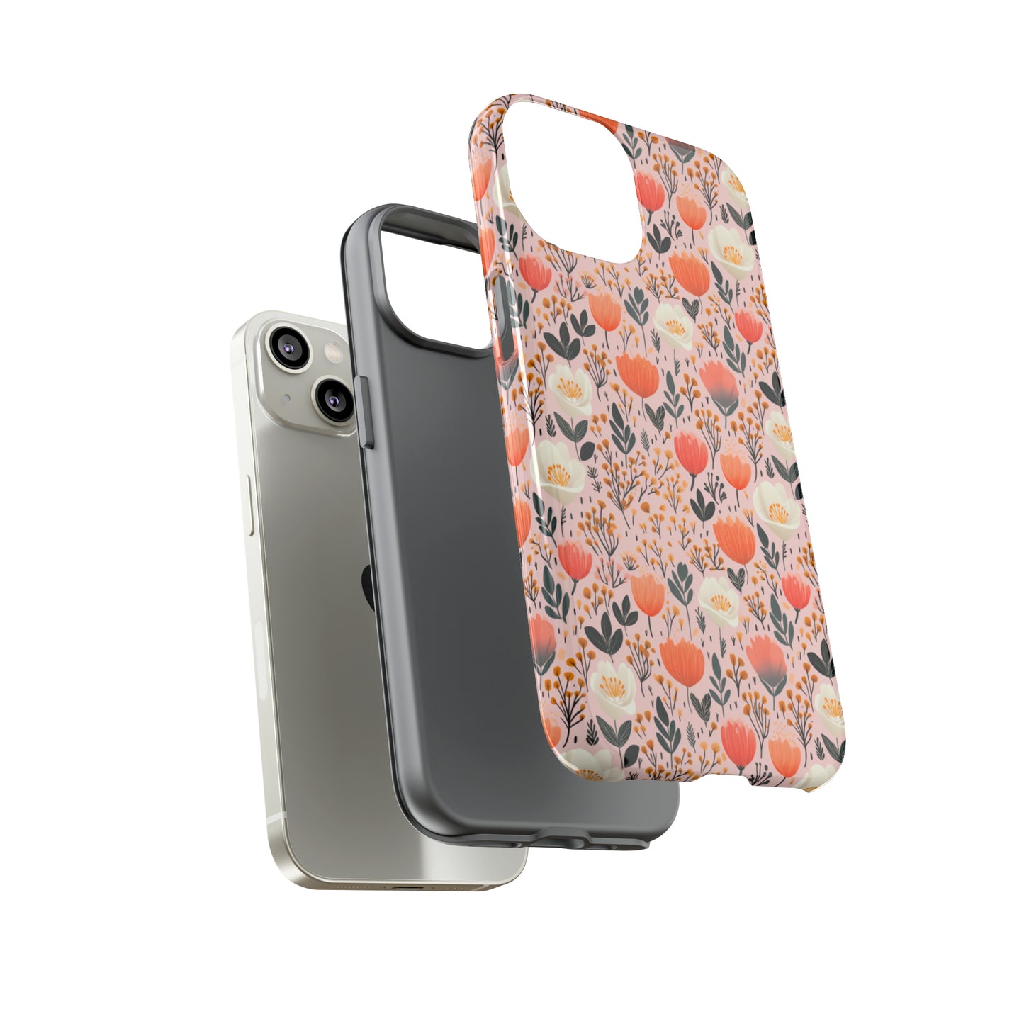 Floral Folk Whimsy | Tough Phone Case