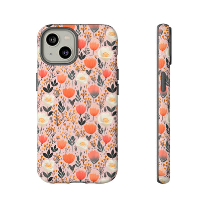 Floral Folk Whimsy | Tough Phone Case