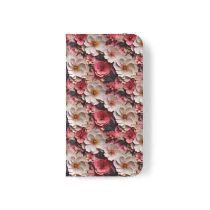 Floral Papercut Delight | Wallet Phone Case