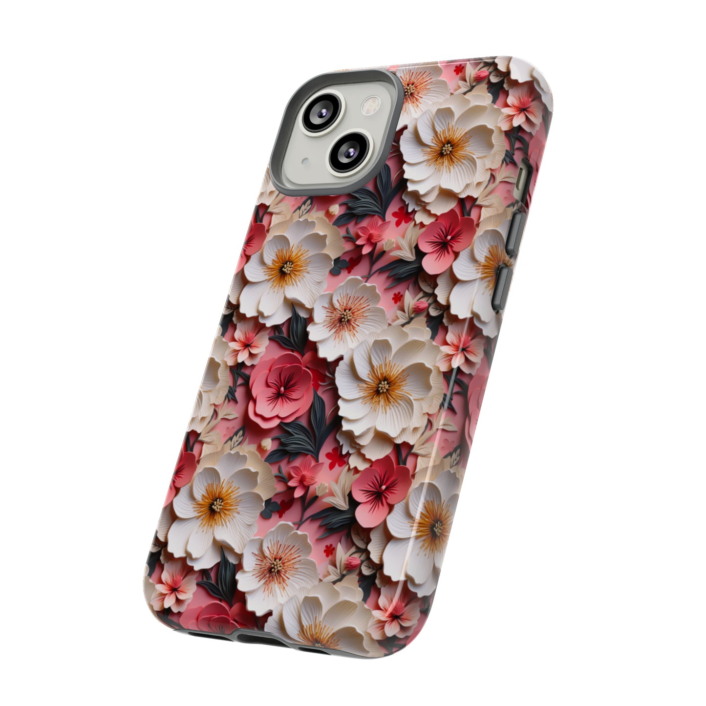 Floral Papercut Delight | Tough Phone Case