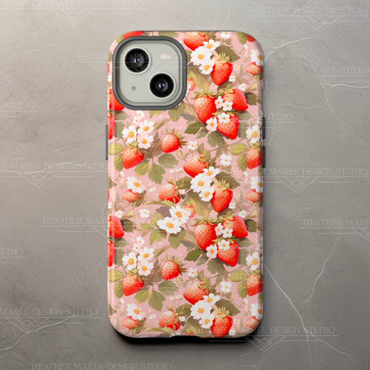 Symphony of Strawberries | Tough Phone Case