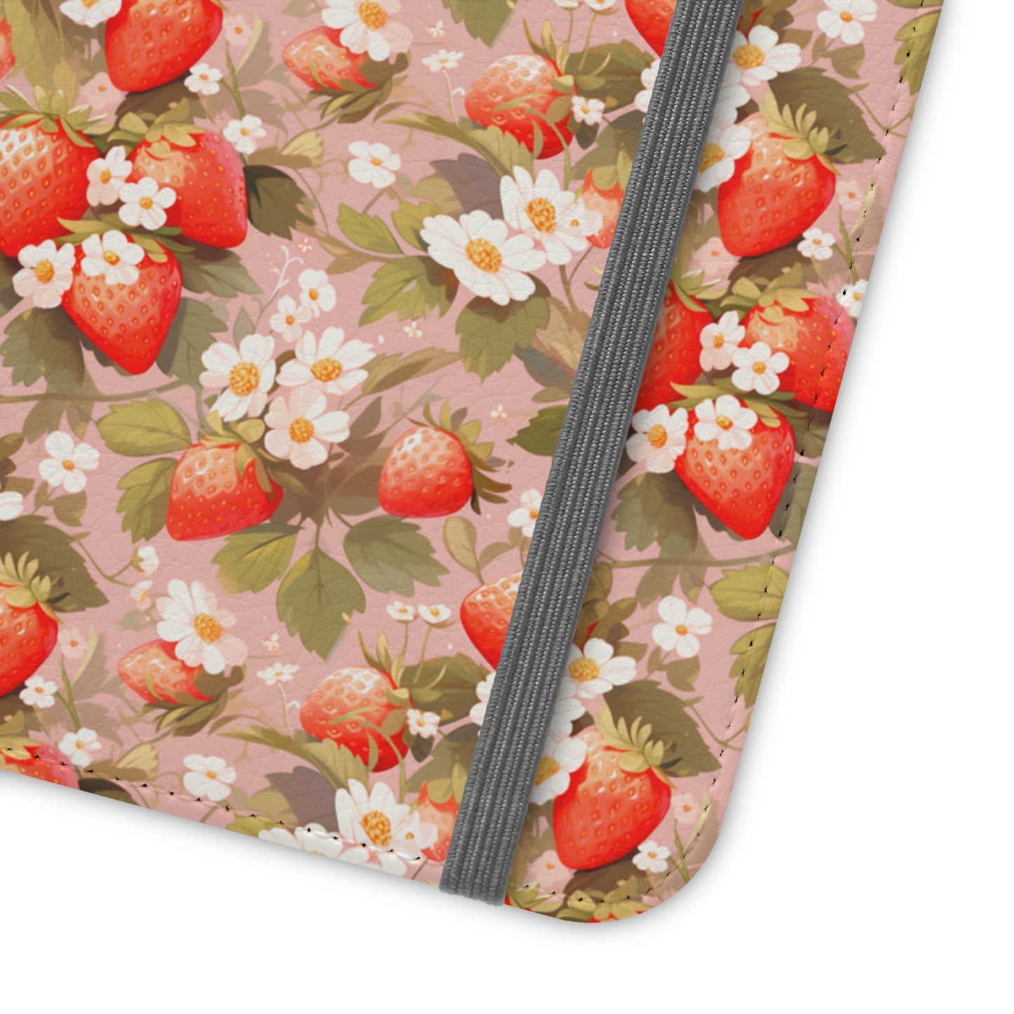 Symphony of Strawberries | Wallet Phone Case