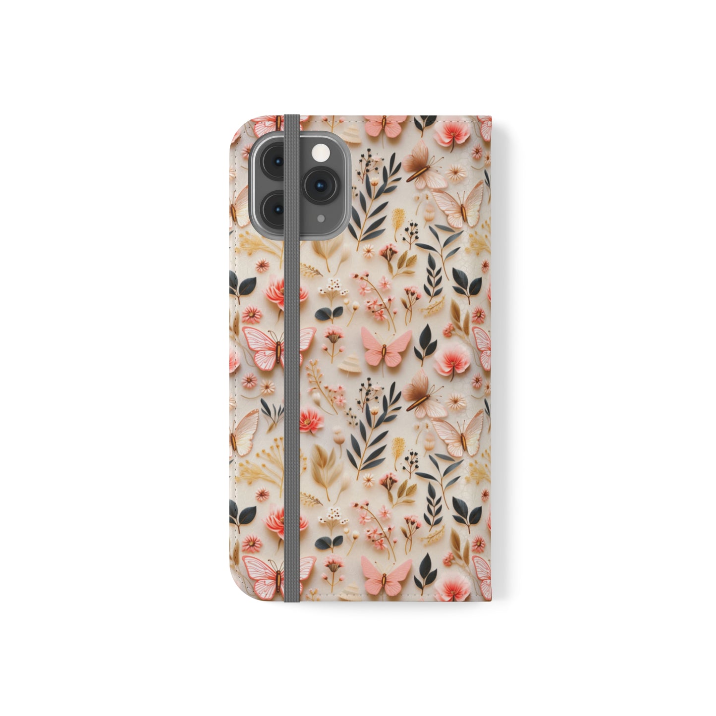 Gilded Butterfly Reverie | Wallet Phone Case