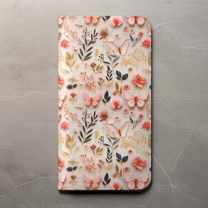 Gilded Butterfly Reverie | Wallet Phone Case