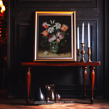 Ceramic Vase with Flowers