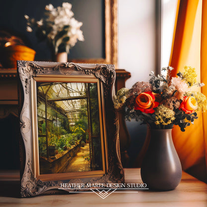 Lush Overgrown Greenhouse