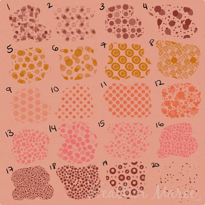 Polka Dot | Procreate Pattern Brushes