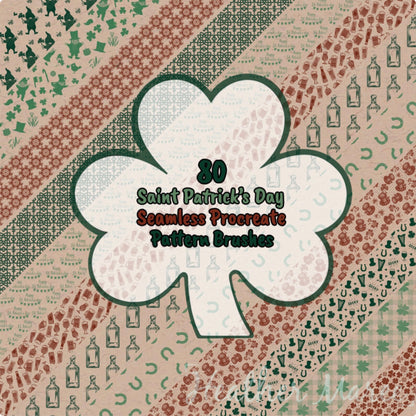 Irish Festivities | Procreate Pattern Brushes