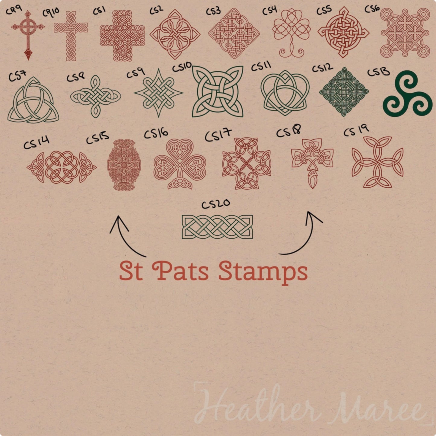 Festive Irish Procreate Stamp Brushes