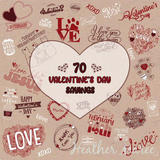 Valentine’s Day Greetings | Procreate Brush Stamps