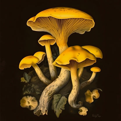 Yellow Chanterelle Mushrooms