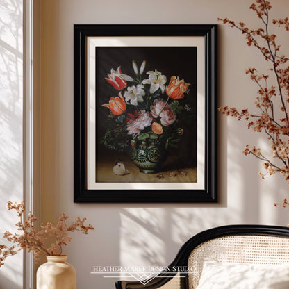 Ceramic Vase with Flowers