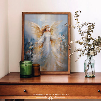 Angel in Ivory and Gold