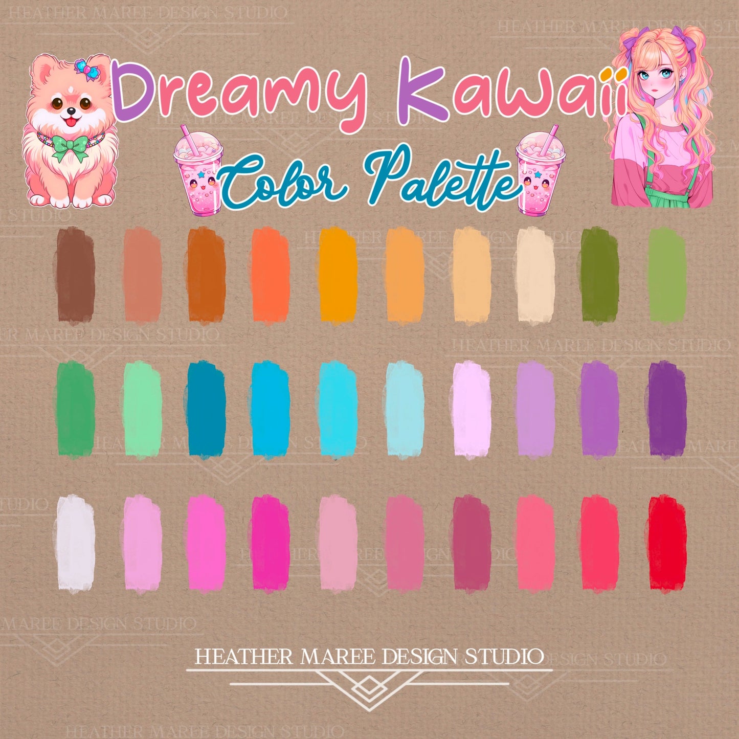 Dreamy Kawaii Color Palette