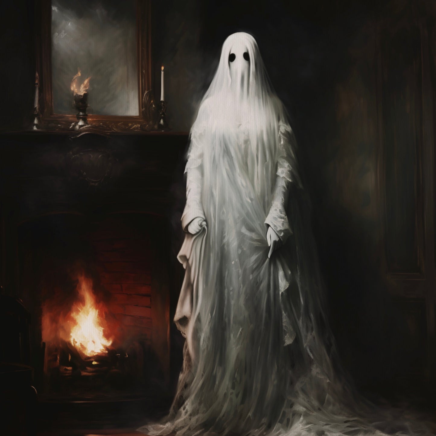 Ghost Maiden Near a Dying Fire