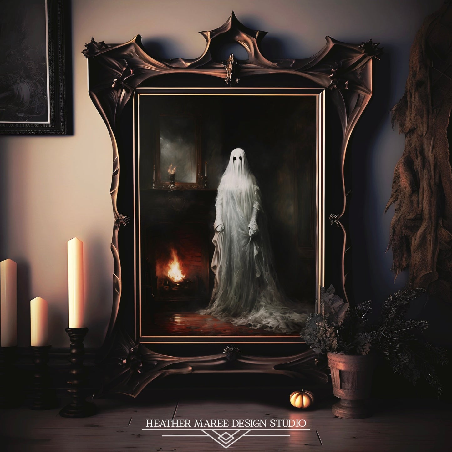 Ghost Maiden Near a Dying Fire