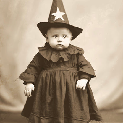 Baby in a Wizard Costume