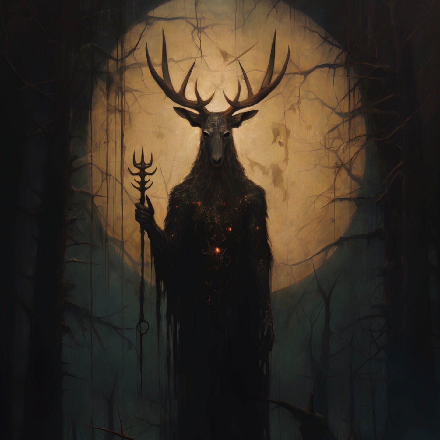 Slavic Wendigo in an Enchanted Forest