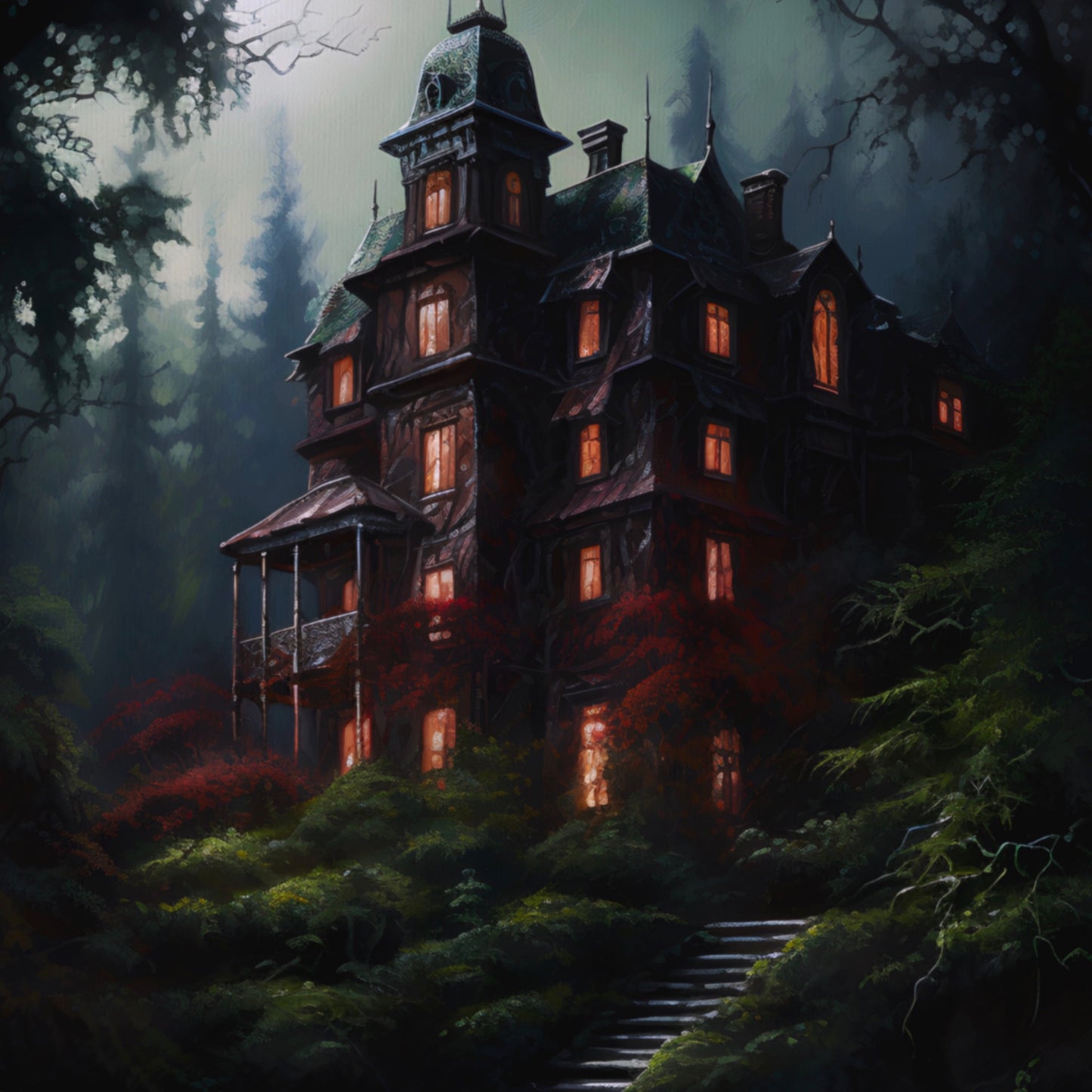 Nocturnal Victorian Manor