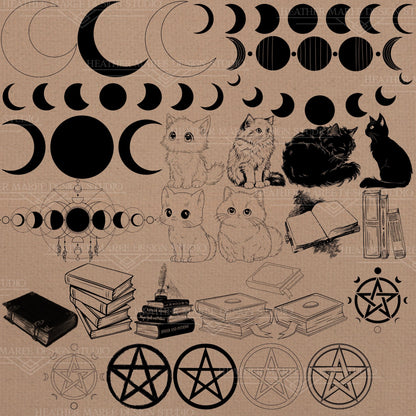 Witchy and Wiccan | Procreate Stamp Brushes