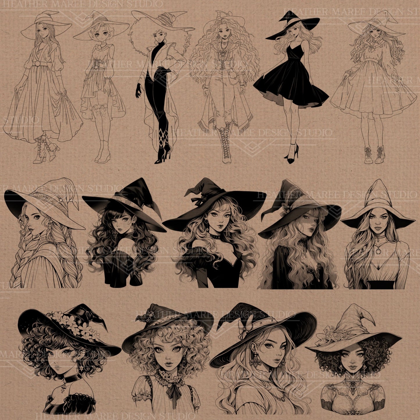 Witchy and Wiccan | Procreate Stamp Brushes