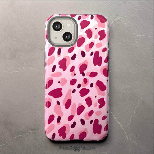 Pink Cheetah Print | Tough Phone Case