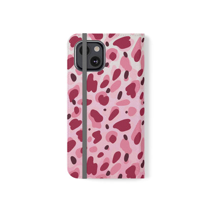 Pink Cheetah Print | Wallet Phone Case