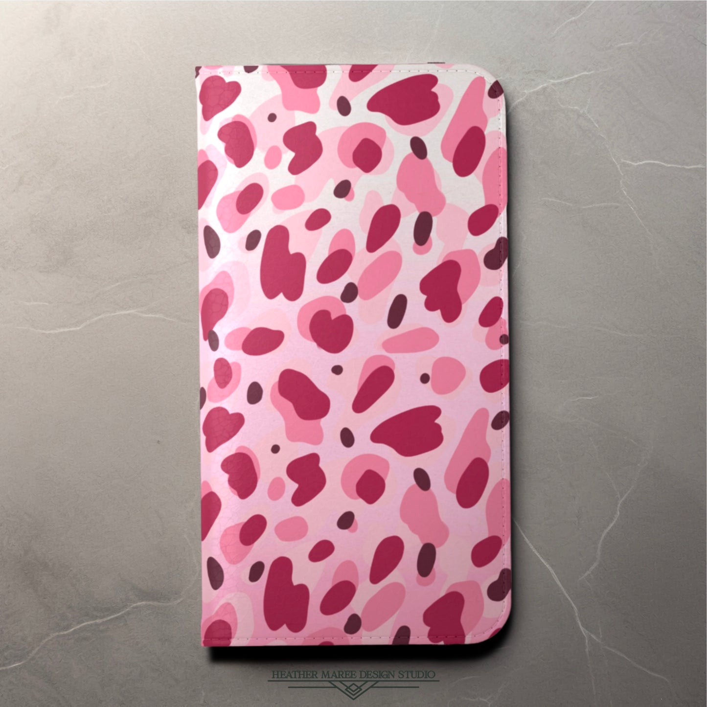 Pink Cheetah Print | Wallet Phone Case